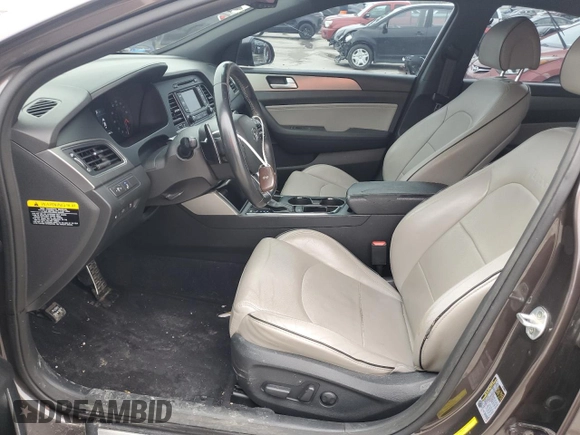 2015 Hyundai Sonata Sport with VIN 5NPE34AB4FH222623, listed as a Copart auction lot 47863515 with 132,317 mi miles and Salvage Title. Bid and sale history available at carsss.com. Image 7.