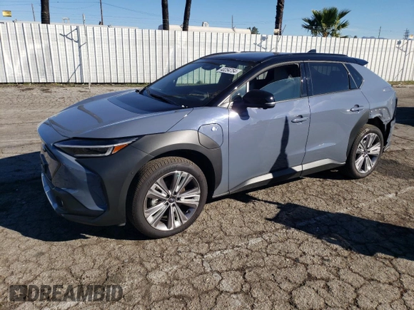 2023 Subaru Solterra Premium with VIN JTMABABA6PA011731, listed as a Copart auction lot 40254754 with 5,909 mi miles and . Bid and sale history available at DreamBid. Image 1.