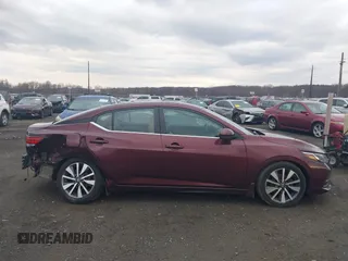 2020 Nissan Sentra SV with VIN 3N1AB8CV3LY253041, listed as a IAAI auction lot 41533870 with 117,212 mi miles. Bid and sale history available at carsss.com. Image 13.
