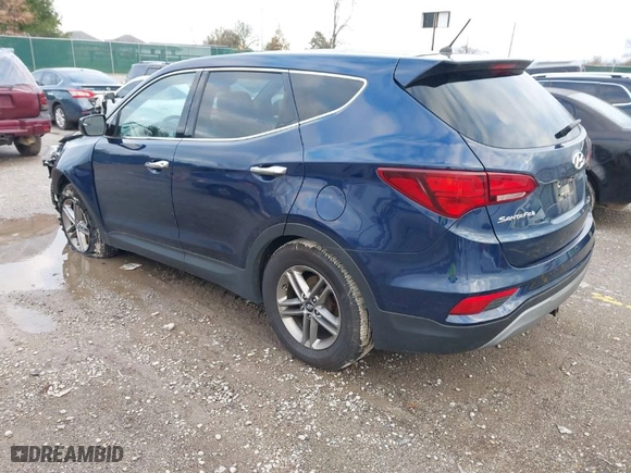 2018 Hyundai Santa Fe Sport 2.4L with VIN 5XYZTDLBXJG569419, listed as a IAAI auction lot 40938170 with 133,525 mi miles. Bid and sale history available at carsss.com. Image 3.