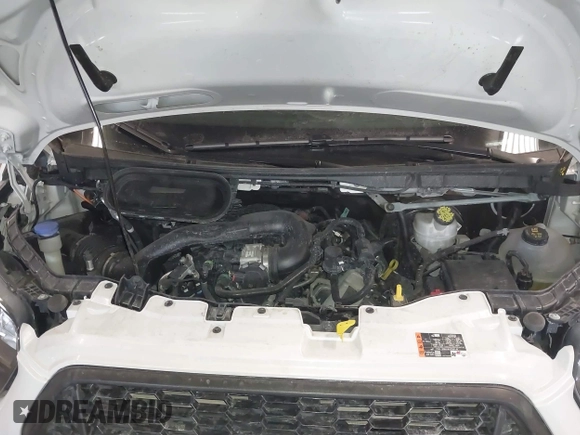 2023 Ford Transit Cargo with VIN 1FTBR1C80PKB95490, listed as a IAAI auction lot 41366493 with 17,450 mi miles and . Bid and sale history available at DreamBid. Image 10.