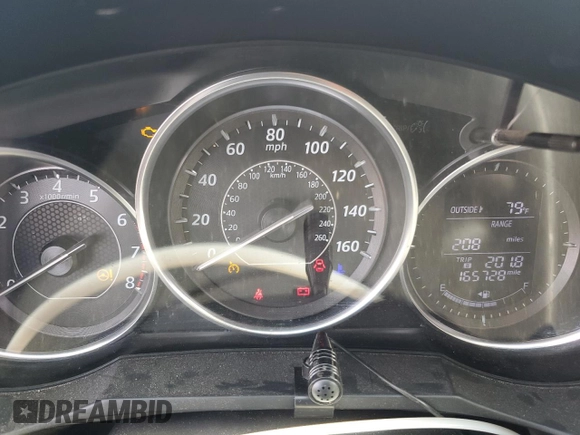 2014 Mazda 6 i Sport with VIN JM1GJ1U60E1158873, listed as a Copart auction lot 54094455 with 165,728 mi miles and Clean Title. Bid and sale history available at carsss.com. Image 9.