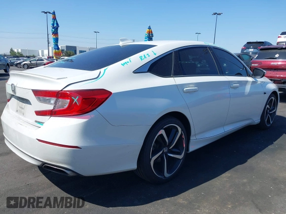 2019 Honda Accord Sedan Sport 1.5T with VIN 1HGCV1F31KA015305, listed as a IAAI auction lot 42094496 with 84,794 mi miles. Bid and sale history available at carsss.com. Image 4.