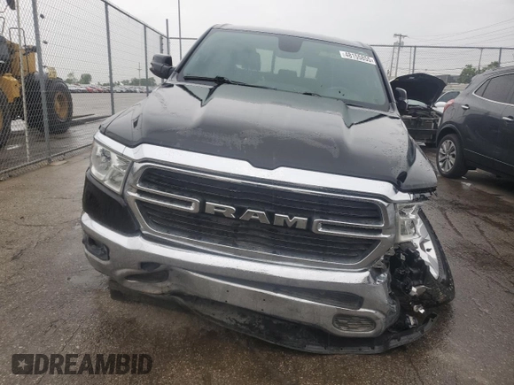 2019 Ram 1500 Big Horn z VIN 1C6SRFFT7KN854273, wystawiony jako Copart lot #48155855 z przebiegiem 92 660 mil mil oraz Szkoda całkowita • Salvage title. Historia ofert i sprzedaży dostępna na DreamBid. Obrazek 5.
