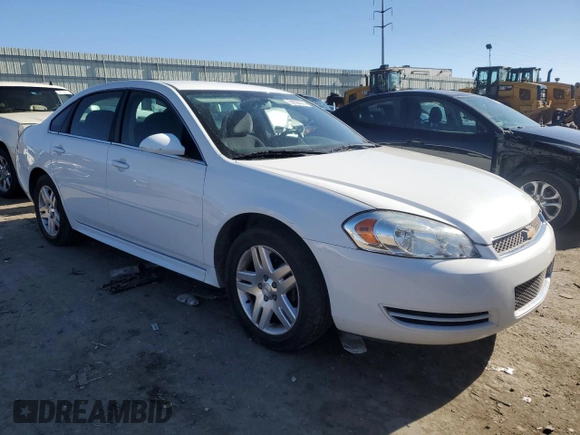 2016 Chevrolet Impala LT with VIN 2G1WB5E36G1138332, listed as a Copart auction lot 81624244 with 192,058 mi miles and Salvage title. Bid and sale history available at DreamBid. Image 4.