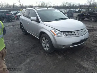 2007 Nissan Murano S with VIN JN8AZ08W17W629412, listed as a IAAI auction lot 41831097 with 151,713 mi miles. Bid and sale history available at carsss.com. Image 1.