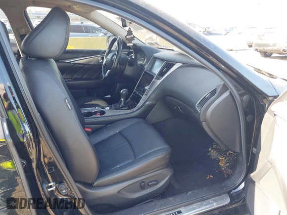 2016 Infiniti Q50 with VIN JN1EV7AR2GM341323, listed as a IAAI auction lot 42132950 with 104,943 mi miles and . Bid and sale history available at DreamBid. Image 5.