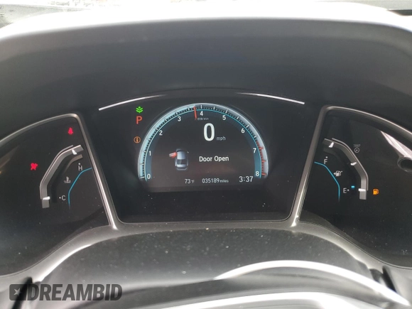 2018 Honda Civic EX with VIN 2HGFC2F75JH532134, listed as a Copart auction lot 51215215 with 35,189 mi miles and Salvage Title. Bid and sale history available at DreamBid. Image 9.