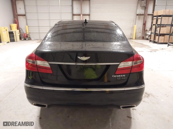 2012 Hyundai Genesis 5.0L with VIN KMHGC4DH3CU162680, listed as a IAAI auction lot 41560376 with 100,879 mi miles. Bid and sale history available at carsss.com. Image 16.