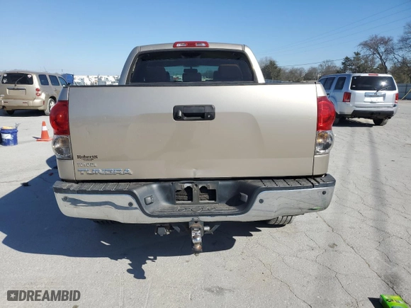 2008 Toyota Tundra 2WD Truck LTD with VIN 5TFEV58168X051202, listed as a Copart auction lot 47401915 with NaN miles and Salvage Title. Bid and sale history available at carsss.com. Image 6.