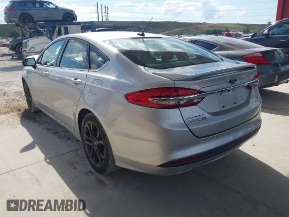 2018 Ford Fusion SE with VIN 3FA6P0HD7JR279726, listed as a IAAI auction lot 41269578 with 86,854 mi miles. Bid and sale history available at carsss.com. Image 3.