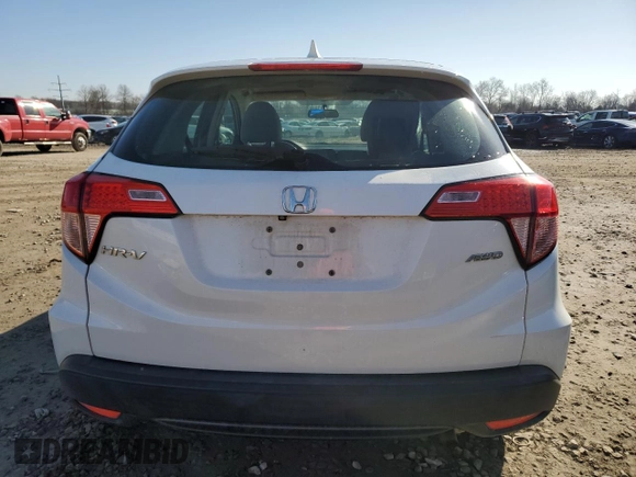 2016 Honda HR-V LX with VIN 3CZRU6H3XGM702857, listed as a Copart auction lot 49656145 with 182,124 mi miles and Salvage Title. Bid and sale history available at carsss.com. Image 6.