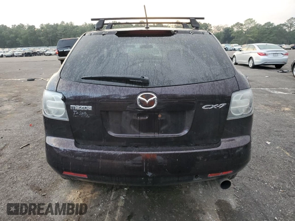 2008 Mazda CX-7 Sport with VIN JM3ER293280198233, listed as a Copart auction lot 79902254 with Not Provided miles and Salvage Title. Bid and sale history available at DreamBid. Image 6.