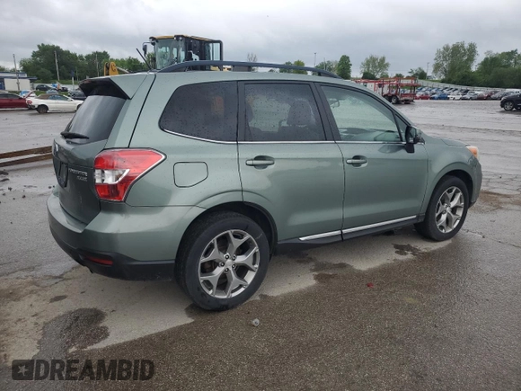 2015 Subaru Forester Touring with VIN JF2SJAWC2FH470037, listed as a Copart auction lot 55213135 with 157,515 mi miles and Salvage title. Bid and sale history available at DreamBid. Image 3.