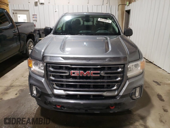 2022 GMC Canyon 4WD AT4 w/Cloth with VIN 1GTG6FENXN1125111, listed as a Copart auction lot 84546814 with 21,267 mi miles and Salvage Title. Bid and sale history available at carsss.com. Image 5.