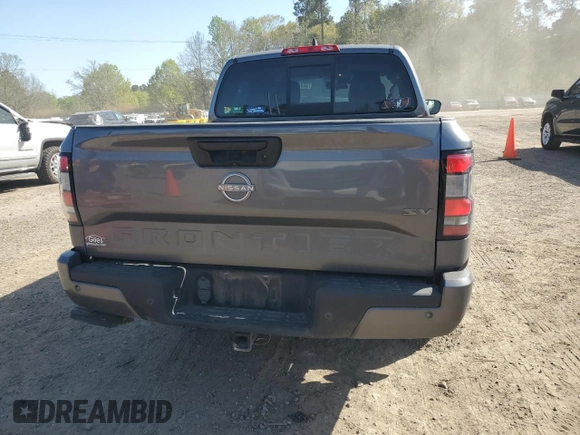 2022 Nissan Frontier SV with VIN 1N6ED1EJ1NN676305, listed as a Copart auction lot 50247215 with 56,252 mi miles and Salvage title. Bid and sale history available at DreamBid. Image 6.