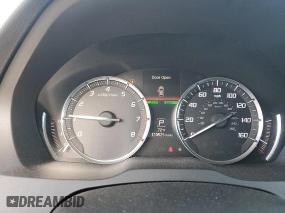 2014 Acura MDX Advance with VIN 5FRYD4H84EB047743, listed as a Copart auction lot 56461905 with 130,525 mi miles and Salvage title. Bid and sale history available at DreamBid. Image 9.