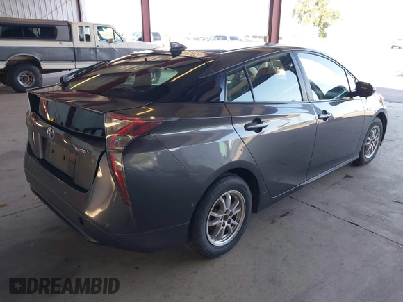 2017 Toyota Prius Two with VIN JTDKBRFU6H3578275, listed as a IAAI auction lot 42153979 with 153,901 mi miles. Bid and sale history available at carsss.com. Image 4.