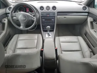 2004 Audi A4 1.8T with VIN WAUAC48H84K022851, listed as a Copart auction lot 84558734 with 125,959 mi miles and Salvage Title. Bid and sale history available at carsss.com. Image 8.