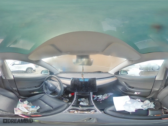 2018 Tesla Model 3 Long Range Battery with VIN 5YJ3E1EA8JF156599, listed as a Copart auction lot 45617175 with 86,381 mi miles and Salvage Title. Bid and sale history available at carsss.com. Image 13.