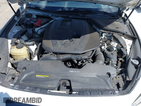2017 Infiniti Q50 2.0t with VIN JN1CV7AP5HM641865, listed as a IAAI auction lot 41931936 with 109,046 mi miles. Bid and sale history available at carsss.com. Image 10.