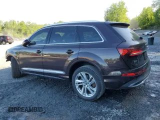 2021 Audi Q7 Premium Plus with VIN WA1LJAF73MD015377, listed as a Copart auction lot 57135695 with 58,432 mi miles and Salvage title. Bid and sale history available at DreamBid. Image 2.