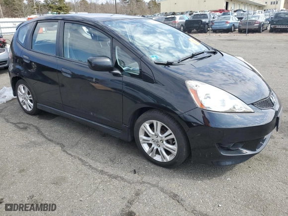 2009 Honda Fit Sport w/Navi with VIN JHMGE88629S046128, listed as a Copart auction lot 48006575 with 178,658 mi miles and Salvage Title. Bid and sale history available at carsss.com. Image 4.