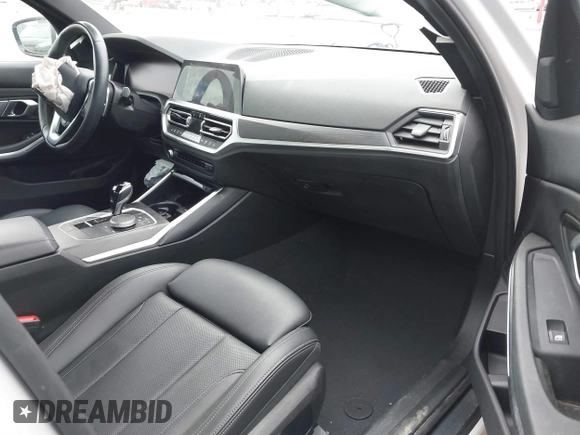 2022 BMW 3 Series 330i with VIN 3MW5R1J0XN8C67673, listed as a IAAI auction lot 41777963 with 21,812 mi miles and . Bid and sale history available at DreamBid. Image 5.