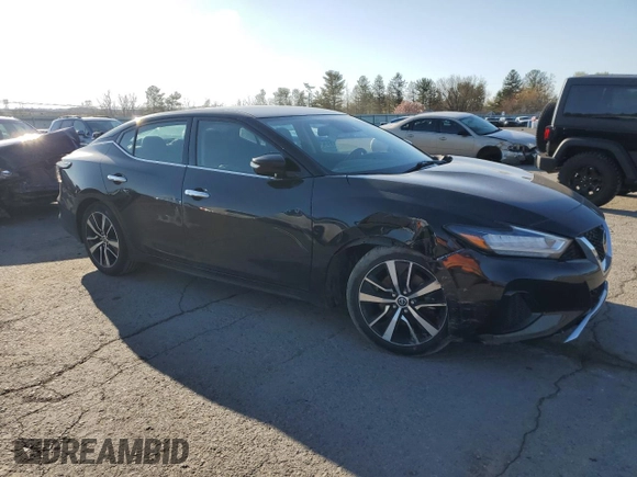 2021 Nissan Maxima SV with VIN 1N4AA6CV1MC506491, listed as a Copart auction lot 53665475 with 108,577 mi miles and Salvage Title. Bid and sale history available at DreamBid. Image 4.
