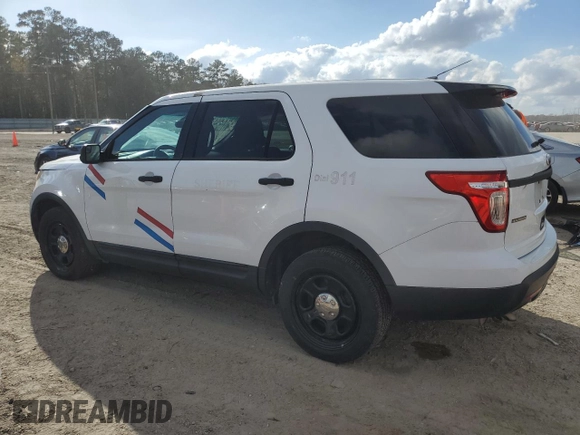 2013 Ford Utility Police Interceptor with VIN 1FM5K8AR1DGC73291, listed as a Copart auction lot 85339914 with 169,773 mi miles and Clean Title. Bid and sale history available at carsss.com. Image 2.