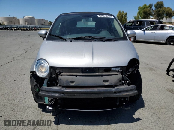 2012 FIAT 500 Pop with VIN 3C3CFFDR0CT366754, listed as a Copart auction lot 63065355 with 38,222 mi miles and Salvage title. Bid and sale history available at DreamBid. Image 5.