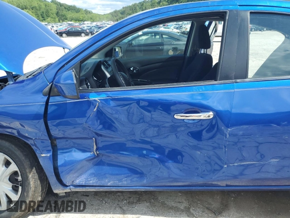 2015 Nissan Versa SV with VIN 3N1CN7AP7FL824210, listed as a Copart auction lot 58323395 with 69,724 mi miles and Salvage title. Bid and sale history available at DreamBid. Image 7.