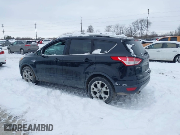 2016 Ford Escape Titanium with VIN 1FMCU9J96GUC08563, listed as a IAAI auction lot 41252475 with 120,404 mi miles. Bid and sale history available at carsss.com. Image 14.