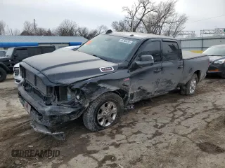2019 Ram 2500 Big Horn z VIN 3C6UR5DJXKG720872, wystawiony jako Copart lot #57288355 z przebiegiem Nie podano mil oraz Szkoda całkowita • Salvage title. Historia ofert i sprzedaży dostępna na DreamBid. Obrazek 1.