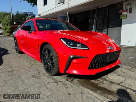 2023 Toyota GR86 Premium with VIN JF1ZNBE14P9766539, listed as a Copart auction lot 84346304 with 3,020 mi miles and Salvage Title. Bid and sale history available at carsss.com. Image 1.