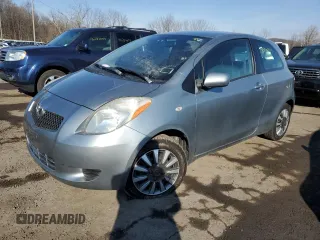 2007 Toyota Yaris with VIN JTDJT923975057611, listed as a Copart auction lot 45407175 with 106,473 mi miles and Clean Title. Bid and sale history available at carsss.com. Image 1.