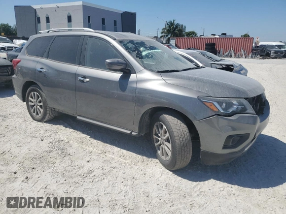 2018 Nissan Pathfinder S with VIN 5N1DR2MN3JC636447, listed as a Copart auction lot 48716635 with 124,556 mi miles and Non Repairable. Bid and sale history available at carsss.com. Image 4.