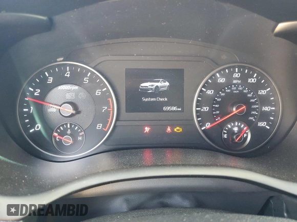 2020 Kia Stinger GT-Line with VIN KNAE15LA6L6086949, listed as a Copart auction lot 47809245 with 69,586 mi miles and Salvage Title. Bid and sale history available at DreamBid. Image 9.