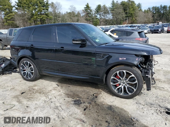 2018 Land Rover Range Rover Sport HSE Dynamic with VIN SALWV2SV7JA406930, listed as a Copart auction lot 49456785 with 84,834 mi miles and Salvage Title. Bid and sale history available at carsss.com. Image 4.