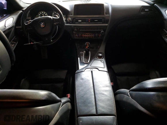 2014 BMW 6 Series 650i with VIN WBA6B2C52ED129040, listed as a Copart auction lot 83829924 with 116,674 mi miles and Salvage Title. Bid and sale history available at DreamBid. Image 8.
