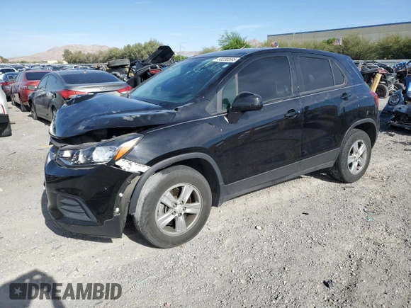 2021 Chevrolet Trax LS z VIN KL7CJKSB1MB303476, wystawiony jako Copart lot #58230595 z przebiegiem 55 397 mil mil oraz Szkoda całkowita • Salvage title. Historia ofert i sprzedaży dostępna na DreamBid. Obrazek 1.
