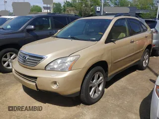 2008 Lexus RX 400h with VIN JTJGW31U082006748, listed as a Copart auction lot 54044035 with Not Provided miles and Clean Title. Bid and sale history available at DreamBid. Image 2.