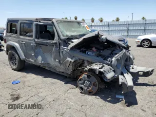 2018 Jeep Wrangler Unlimited Sport with VIN 1C4HJXDG6JW297676, listed as a Copart auction lot 63858435 with 93,380 mi miles and Clean title. Bid and sale history available at DreamBid. Image 4.