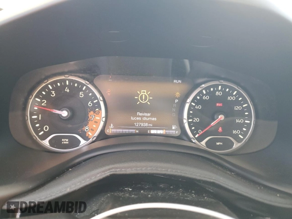 2015 Jeep Renegade Limited with VIN ZACCJBDT1FPC36282, listed as a Copart auction lot 41671525 with 127,938 mi miles and Salvage Title. Bid and sale history available at DreamBid. Image 9.
