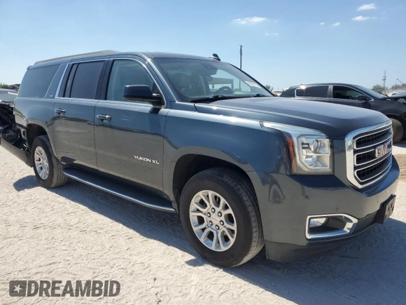 2019 GMC Yukon XL SLT with VIN 1GKS1GKC6KR289880, listed as a Copart auction lot 48006125 with 82,189 mi miles and Salvage Title. Bid and sale history available at carsss.com. Image 4.