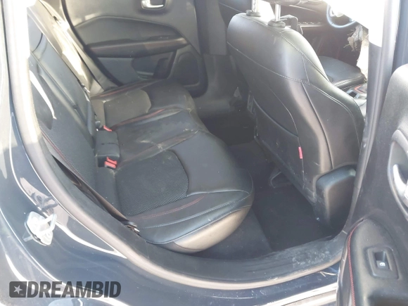 2018 Jeep Compass Trailhawk with VIN 3C4NJDDB4JT501774, listed as a IAAI auction lot 41537713 with 50,834 mi miles and . Bid and sale history available at carsss.com. Image 8.