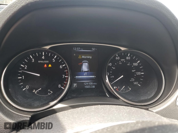 2015 Nissan Rogue SV with VIN KNMAT2MV1FP507924, listed as a Copart auction lot 55219075 with 129,108 mi miles and Salvage Title. Bid and sale history available at carsss.com. Image 9.
