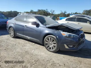 2014 Kia Cadenza Premium with VIN KNALN4D70E5144622, listed as a Copart auction lot 82296494 with 150,352 mi miles and Salvage Title. Bid and sale history available at carsss.com. Image 4.