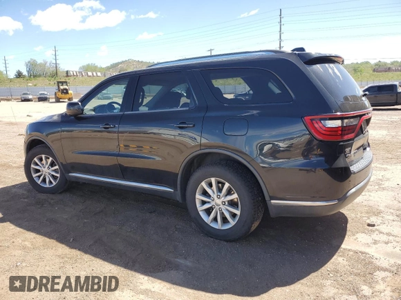 2014 Dodge Durango SXT with VIN 1C4RDJAG1EC972595, listed as a Copart auction lot 57133105 with 126,011 mi miles and Clean title. Bid and sale history available at DreamBid. Image 2.
