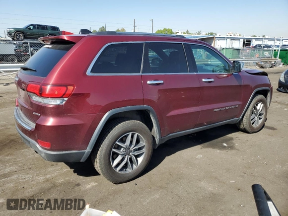 2022 Jeep Grand Cherokee WK Limited with VIN 1C4RJFBG9NC109869, listed as a Copart auction lot 74038634 with 38,135 mi miles and Salvage Title. Bid and sale history available at carsss.com. Image 3.